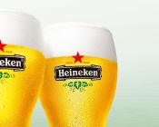Glasses With Heineken Beer