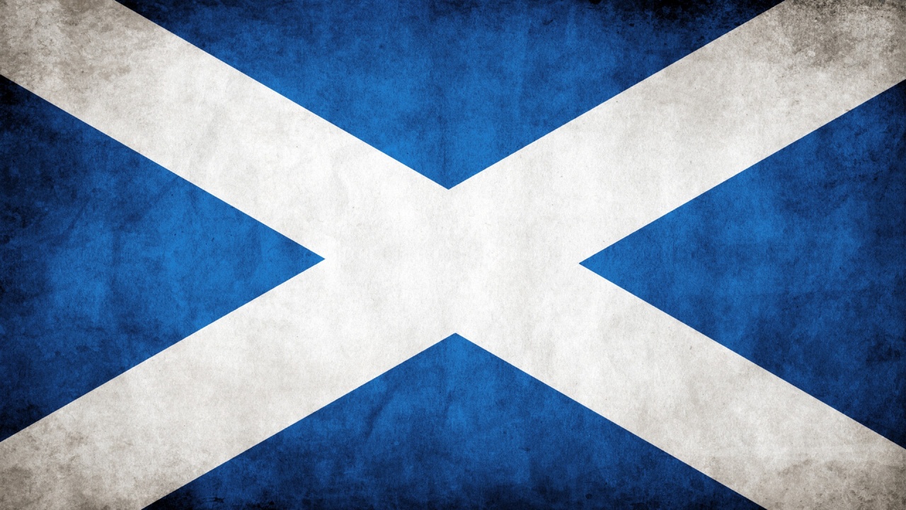 Scotland Grungy Flag