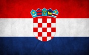Croatia Grunge Flag