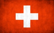 Switzerland Grunge Flag