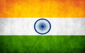 India Grunge Flag