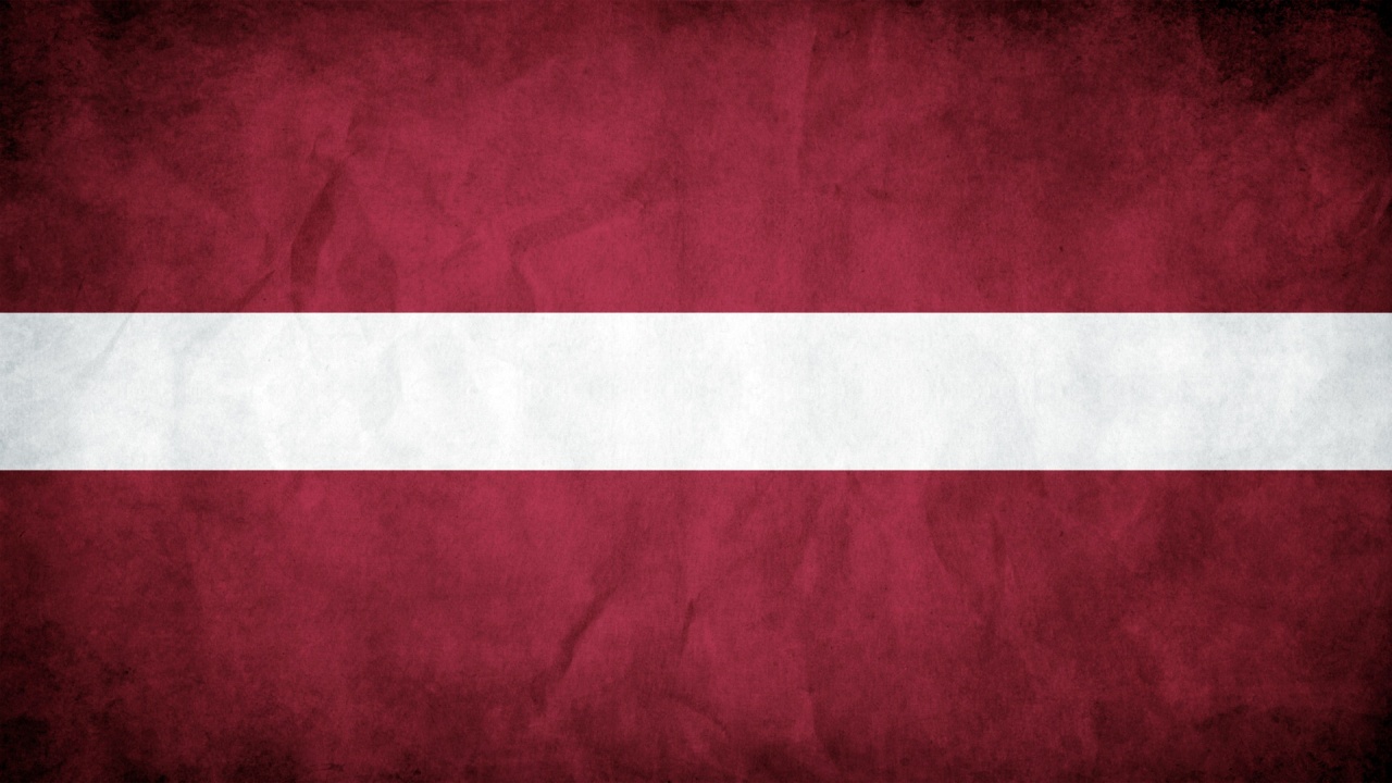 Latvia Grunge Flag