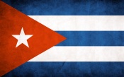 Cuba Grunge Flag