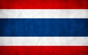 Thailand Grunge Flag