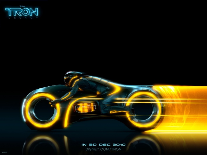 Tron Legacy - Lightcycle Yellow