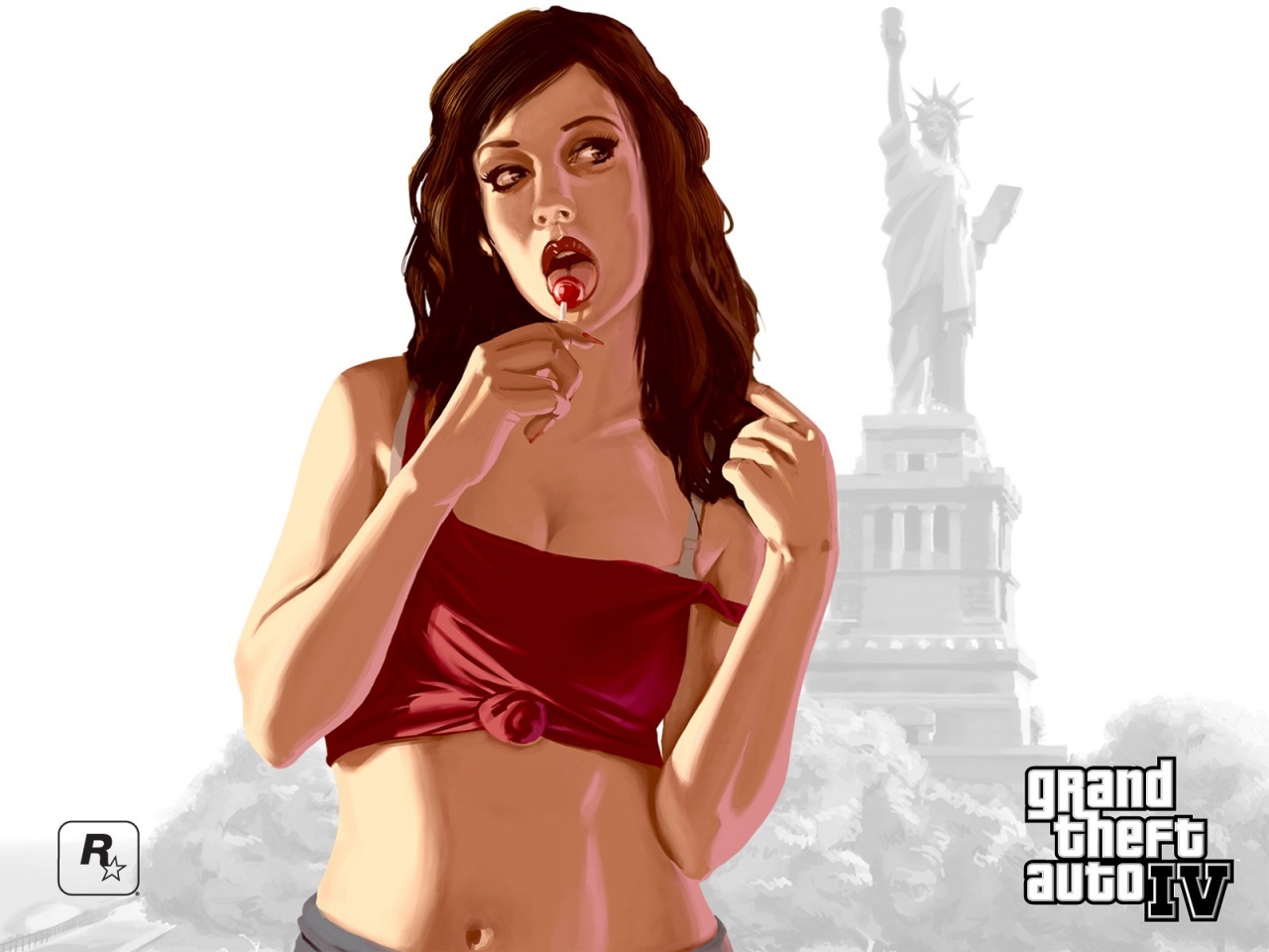 Grand Theft Auto 4, Girl with Choopa Chups