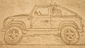 Land Rover Defender SVX Sketch