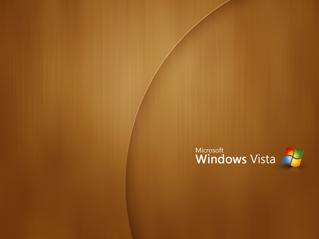 Windows Vista, Brown Background