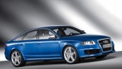 Blue Audi RS6