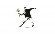 Flower Thrower from Banksy