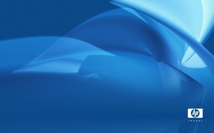 Hewlett Packard - Blue Abstract