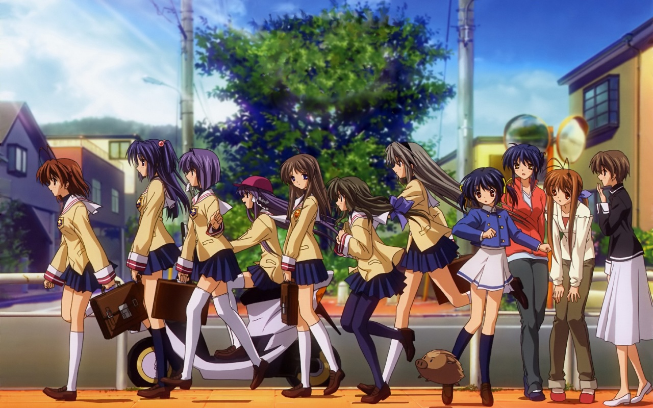 Anime Schoolgirls