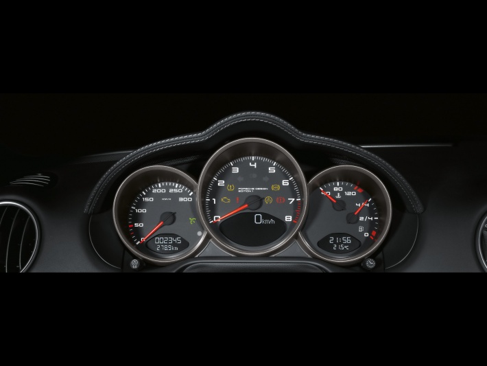 Porsche Design Cayman S Gauges