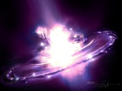 Purple Space Art