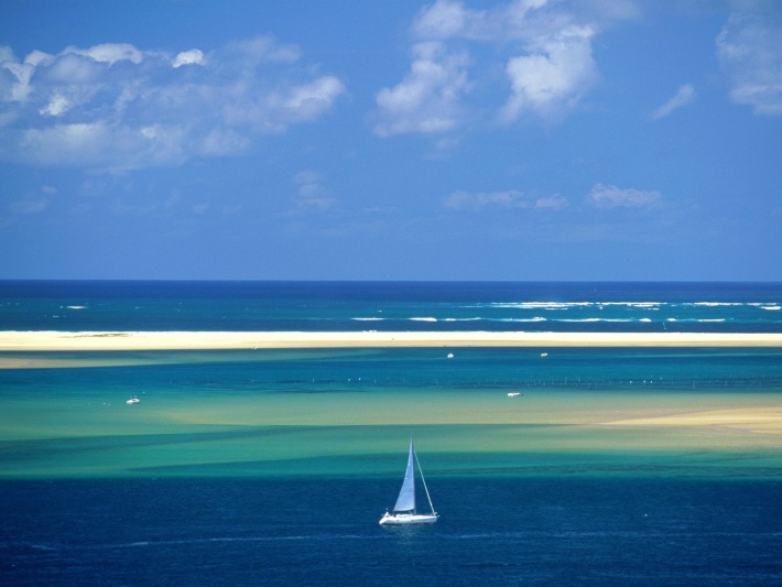 Yacht in the Ocean