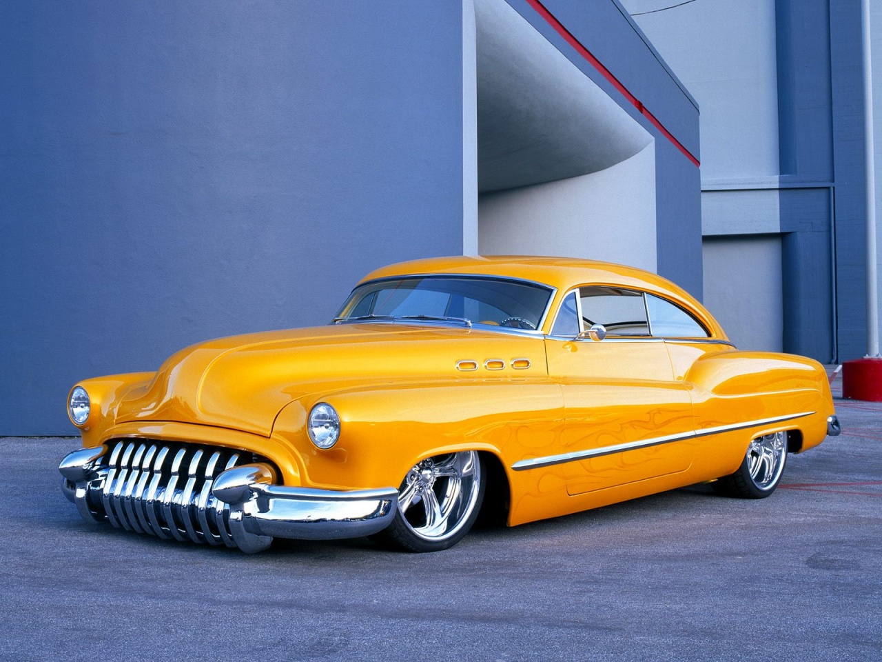 Yellow Buick - Lowrider