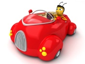 Bee In Car
