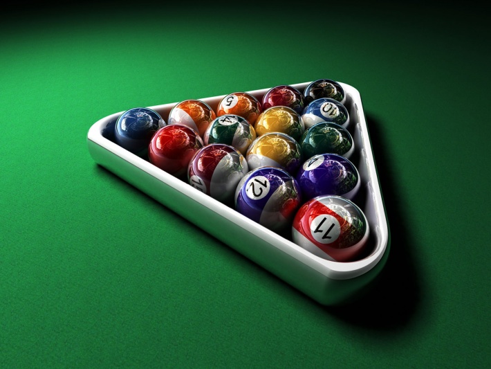 Pool Balls Setup