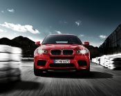Red BMW X6