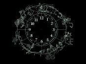 Gothic Zodiac Clock