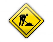 Under construction sign