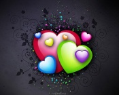 Colorful Hearts