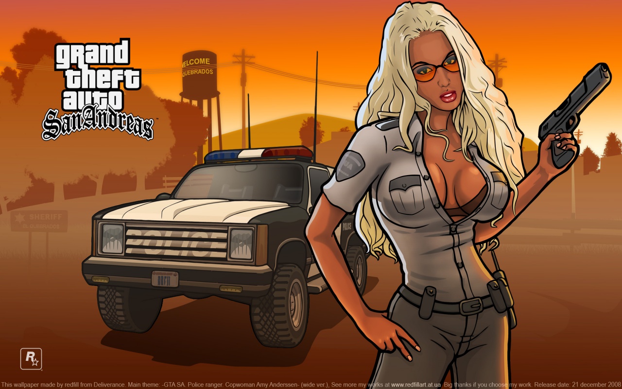 GTA San Andreas Amy Anderssen