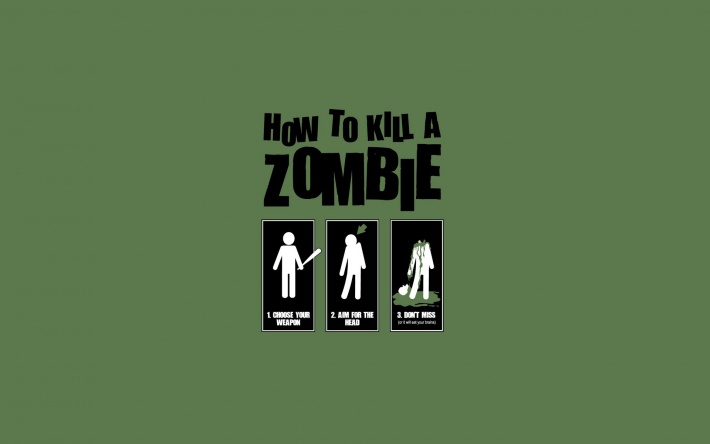 How to kill a zombie