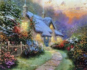 Thomas Kinkade - House of Flower Lovers