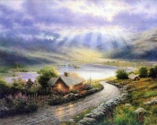 Thomas Kinkade - Sun After Storm