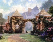 Thomas Kinkade - Overgrown Stone Arch