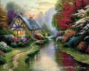 Thomas Kinkade - A Quiet Evening