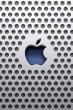 Apple, Perforated Aluminium Background
