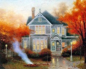 Thomas Kinkade - Autumn Cleaning