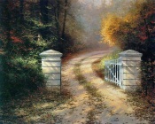 Thomas Kinkade - Road to the Estate