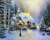 Thomas Kinkade - Expectation of Christmas