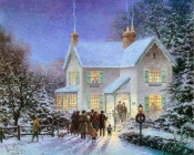 Thomas Kinkade - Christmas Festivities