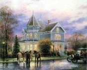 Thomas Kinkade - Guests Arrived