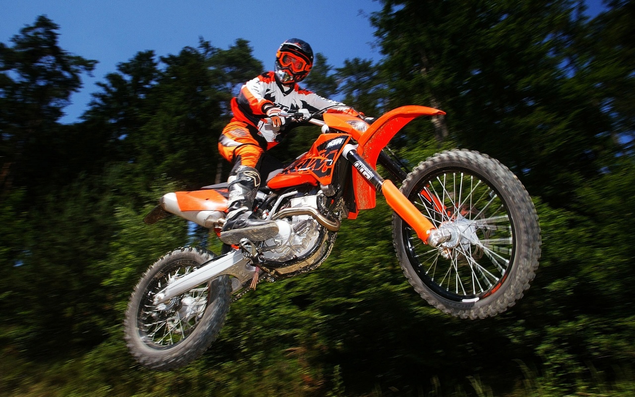 Motocross Orange KTM