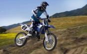 Motocross Yamaha Blue Jump