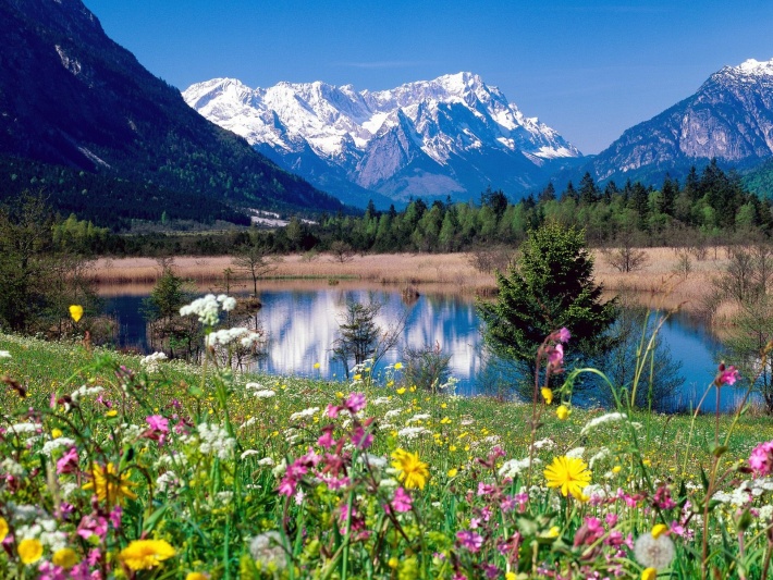 Loisach River, Germany