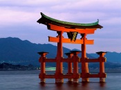 Grand Gate, Itsukushima Shrine, Miyajima, Japan