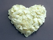 White Roses Heart