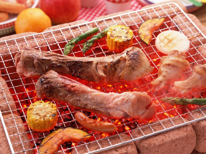 Barbecue With Vegetables