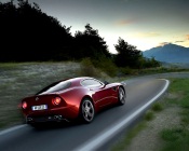 Red Alfa Romeo, Back View