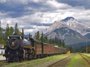 Train and Mountains