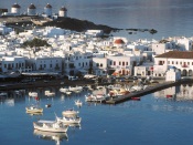 Mykonos Harbor, Cyclades, Greece