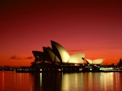 Scarlet Night, Sydney Opera House, Sydney, Australia australia
