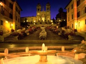 Trinita dei Monti Church, Spanish Steps, Rome, Italy