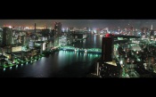 Tokyo at night panorama